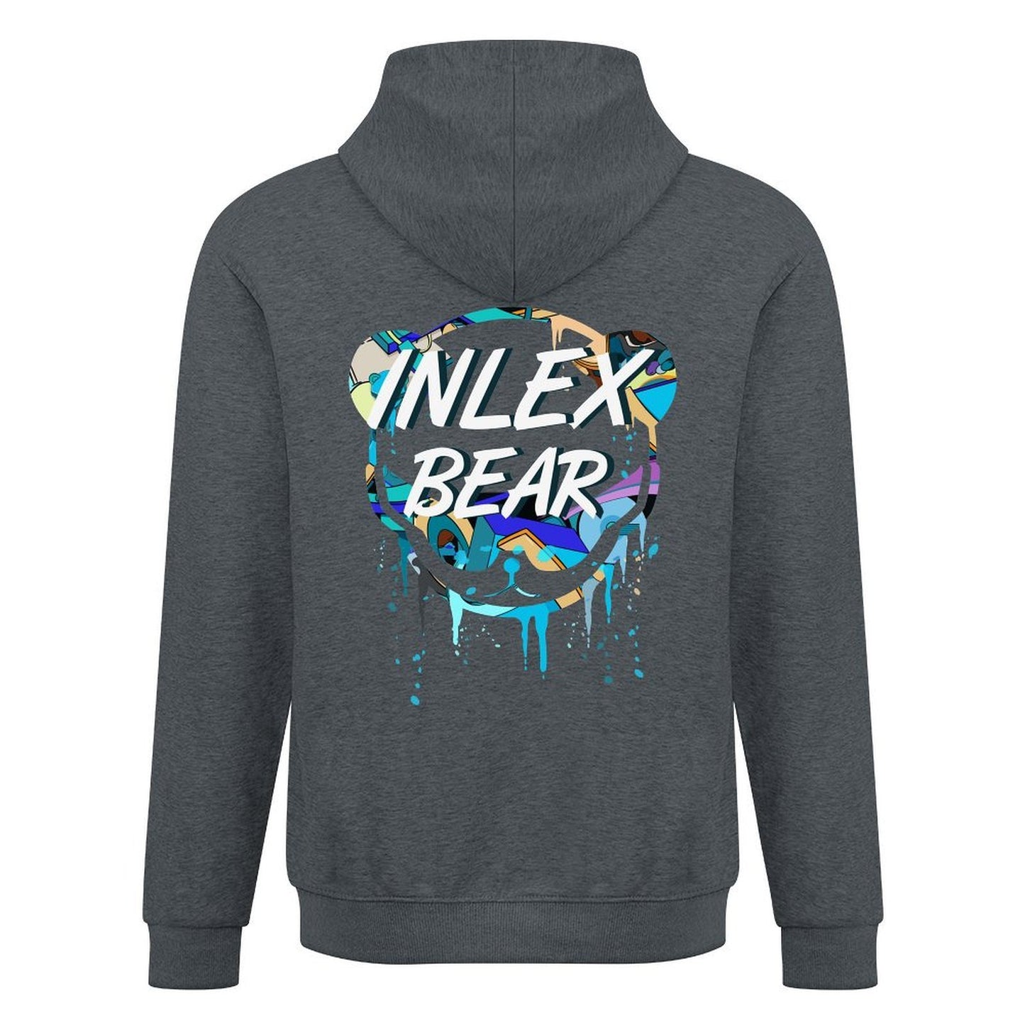 Inlex bear hooded pocket sweatshirt with back detailPremiumSeries SimpleFitHoodie