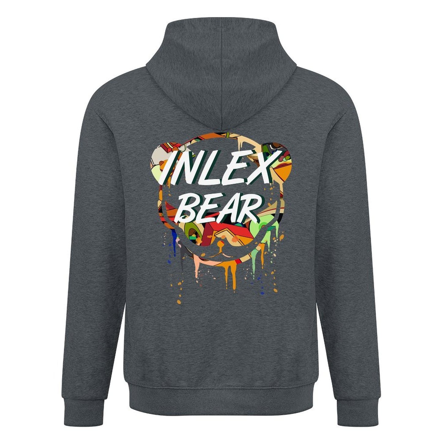 Inlex bear hooded pocket sweatshirt with back detailEasyStyle CasualHoodie