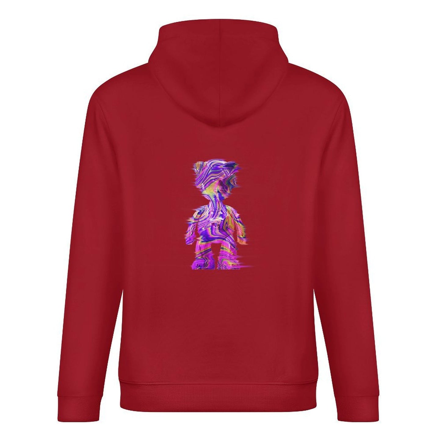 Inlex bear hooded pocket sweatshirt with back detailSimple EssentialFitHoodie