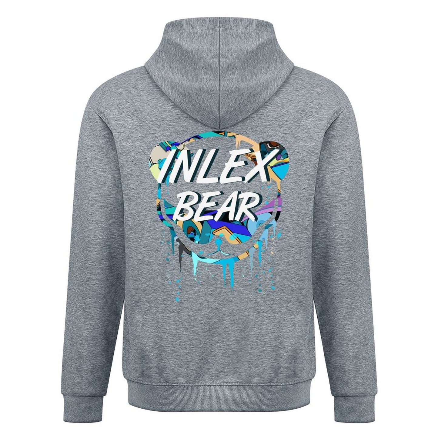 Inlex bear hooded pocket sweatshirt with back detailPremiumSeries SimpleFitHoodie