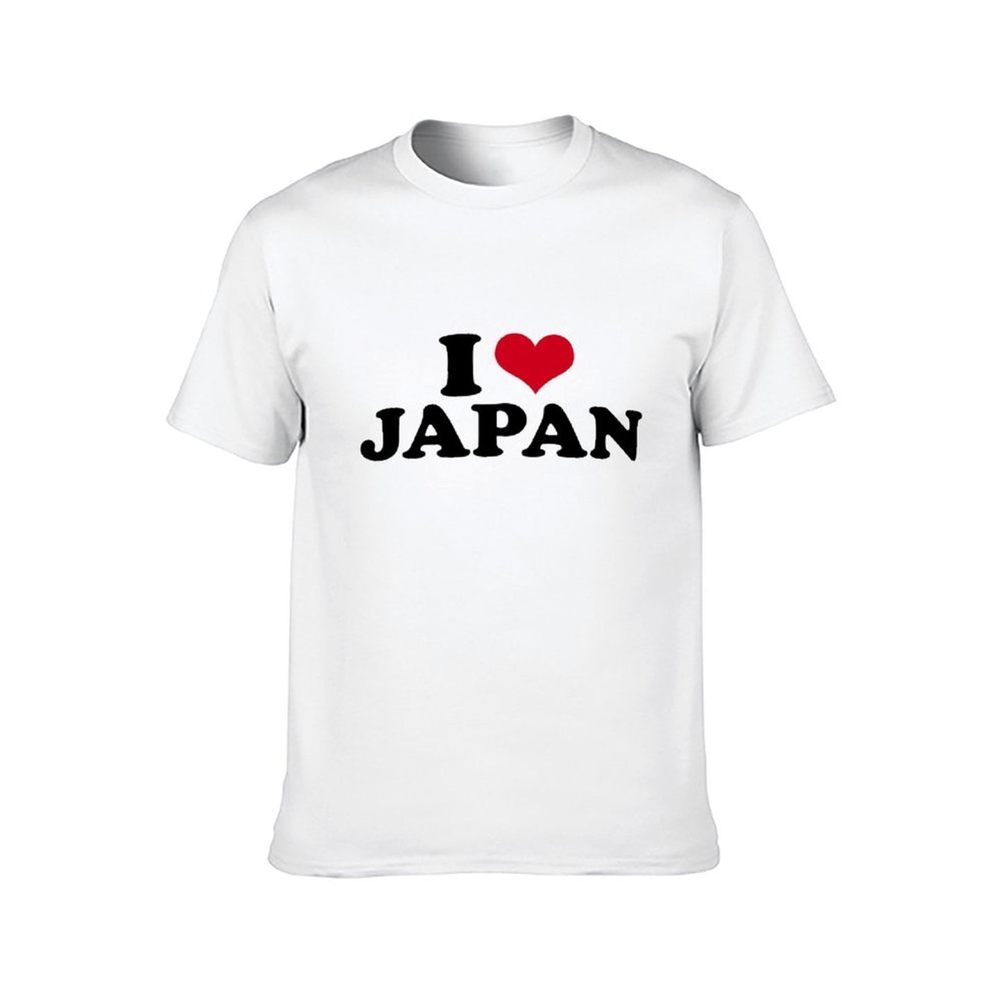 Inkmay Casual Cotton T-shirt Red Shield On Black Background Simple Unisex T-shirtEasyWear StreetFit T-Shirt