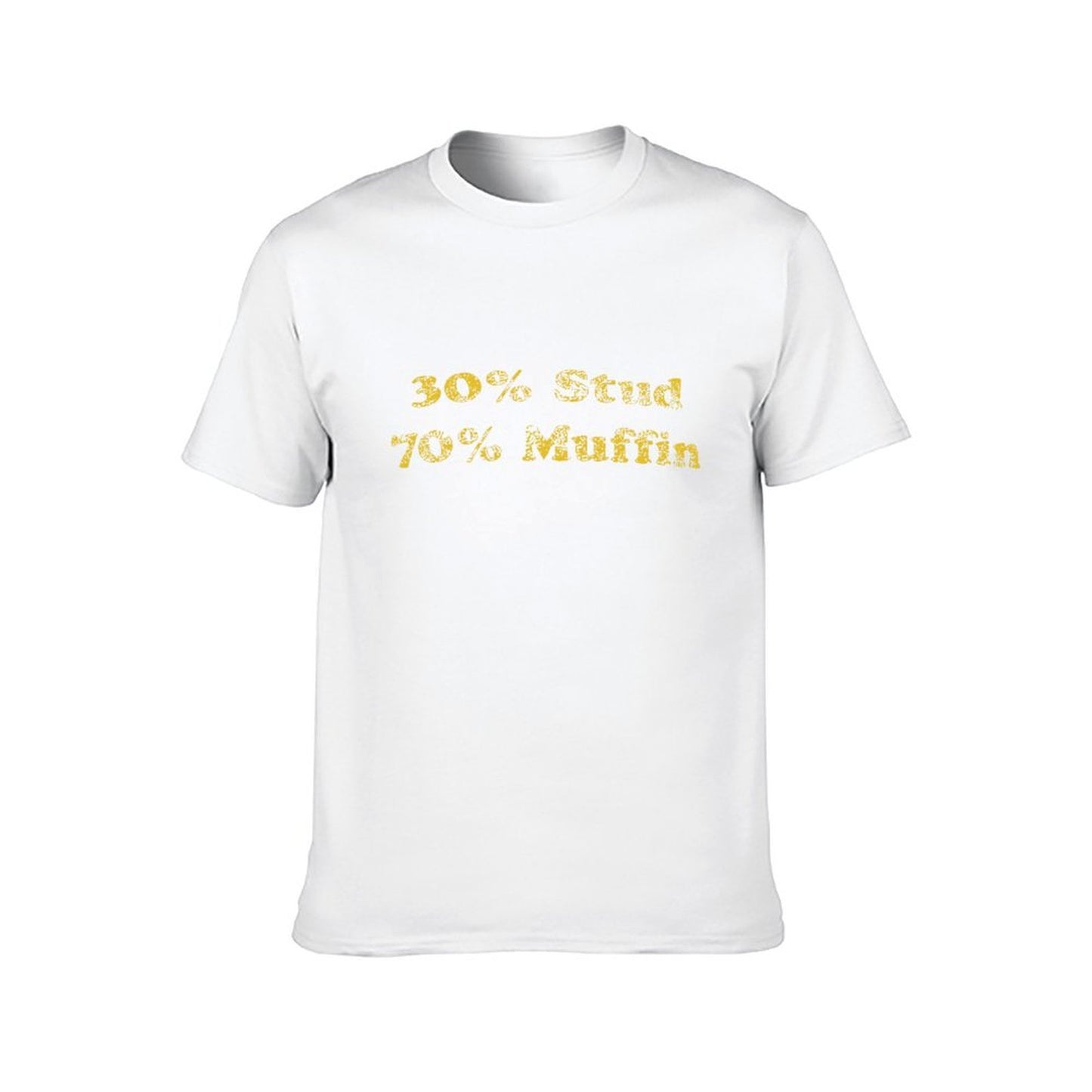 Inkmay Casual Cotton T-shirt Solid Yellow Background No Pattern Prints Unisex T-shirtRelaxed Fit Softstyle T-Shirt