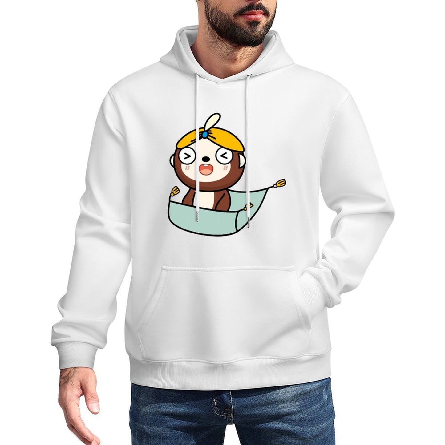 Refined TimelessStyle Front Graphic Hoodies