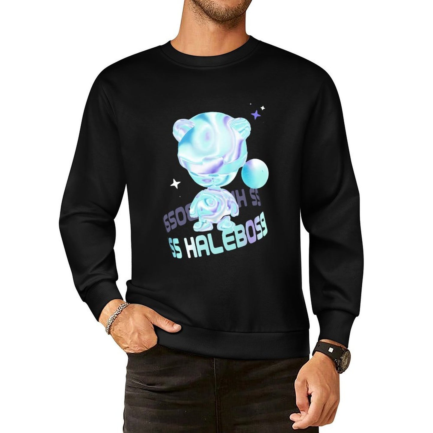IPIB 250g Crew Neck Long Sleeve Sweatshirt Front GraphicCrew Neck Long Sleeve Sweatshirt6000016-4