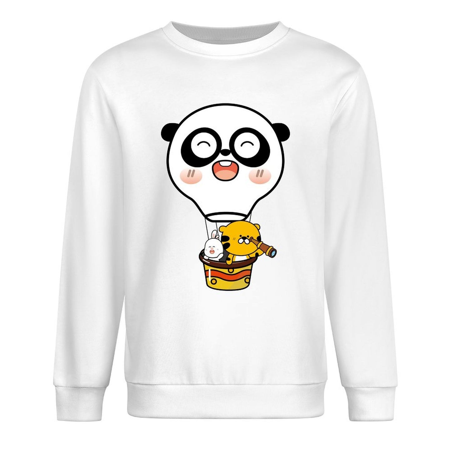 Front Patterned Long Sleeve TopChill Basic