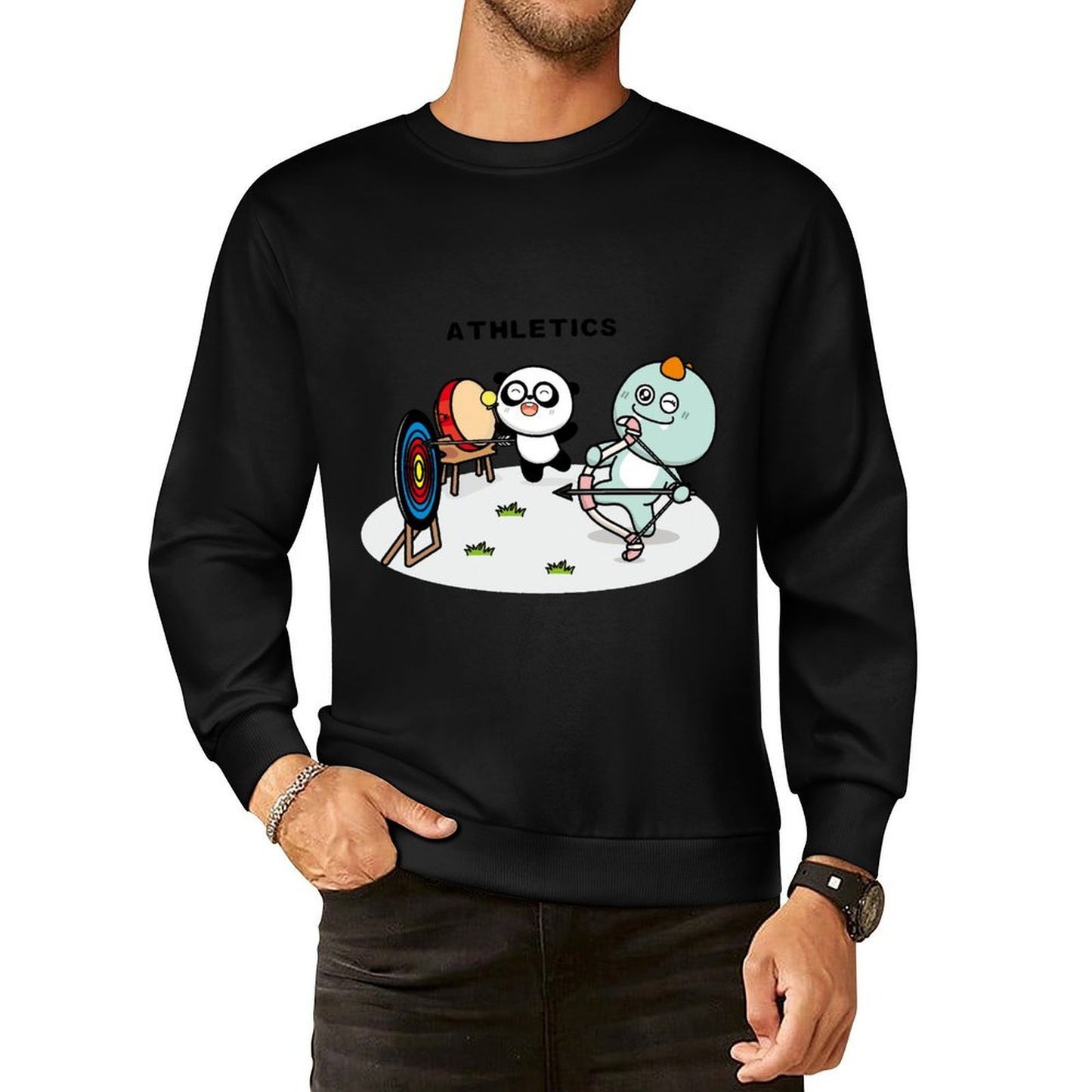 Front Patterned Long Sleeve TopIndoor Clean