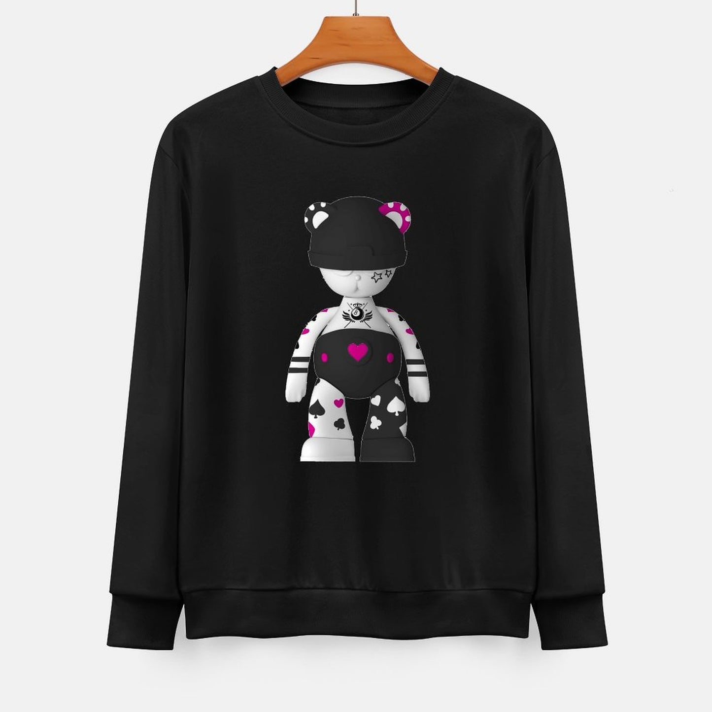 IPIB 250g Crew Neck Long Sleeve Sweatshirt Front GraphicCrew Neck Long Sleeve Sweatshirt6000018-1