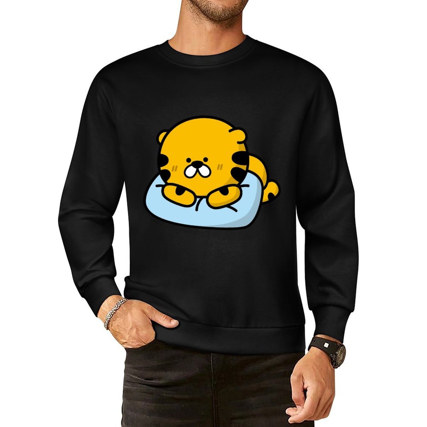 IPBR 250g Crew Neck Long Sleeve Sweatshirt Front GraphicCrew Neck Long Sleeve Sweatshirt4000128