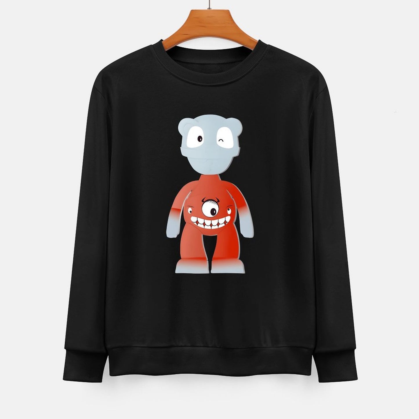 IPIB 250g Crew Neck Long Sleeve Sweatshirt Front GraphicCrew Neck Long Sleeve Sweatshirt6000142-1