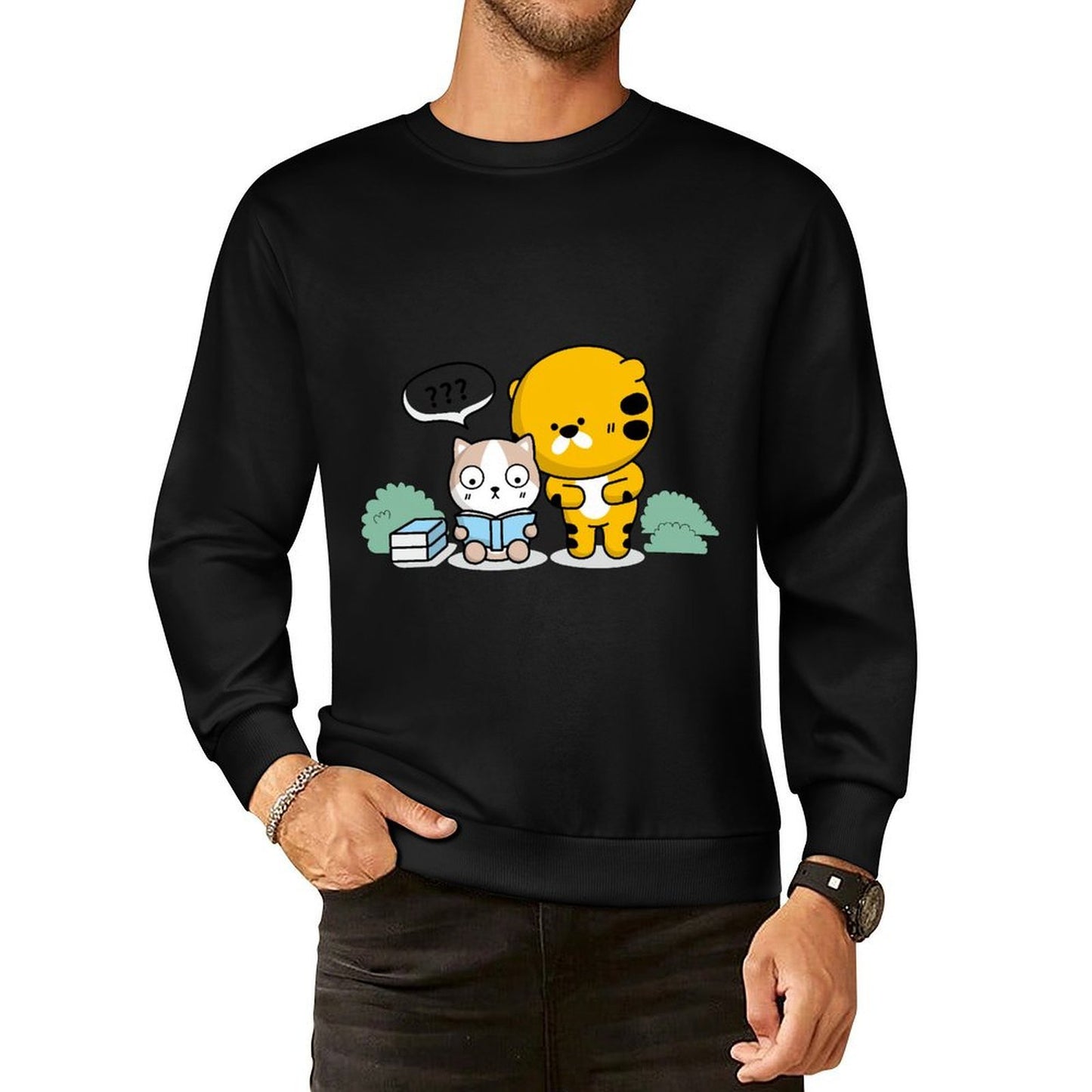 IPBR 250g Crew Neck Long Sleeve Sweatshirt Front GraphicCrew Neck Long Sleeve Sweatshirt4000817