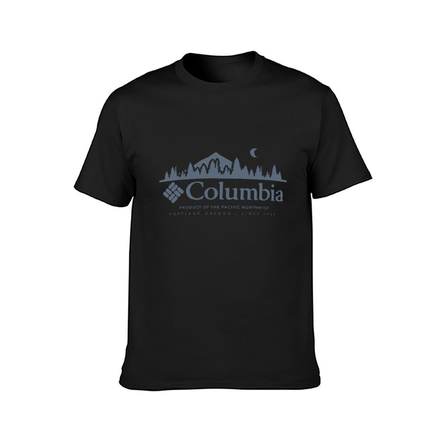 Inkmay Casual Cotton T-shirt Columbia Product Of The Pacific Northwest Unisex T-shirtPrinting EverydayFit T-Shirt