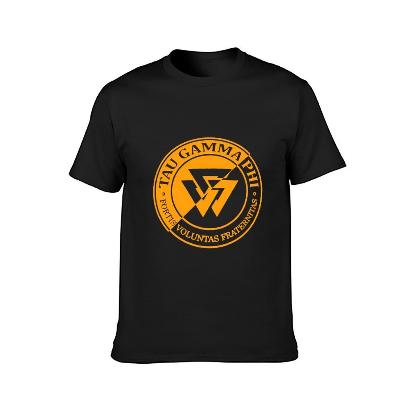 Inkmay Casual Cotton T-shirt Solid Orange Background No Patterns Unisex T-shirtRegular TrueFit T-Shirt