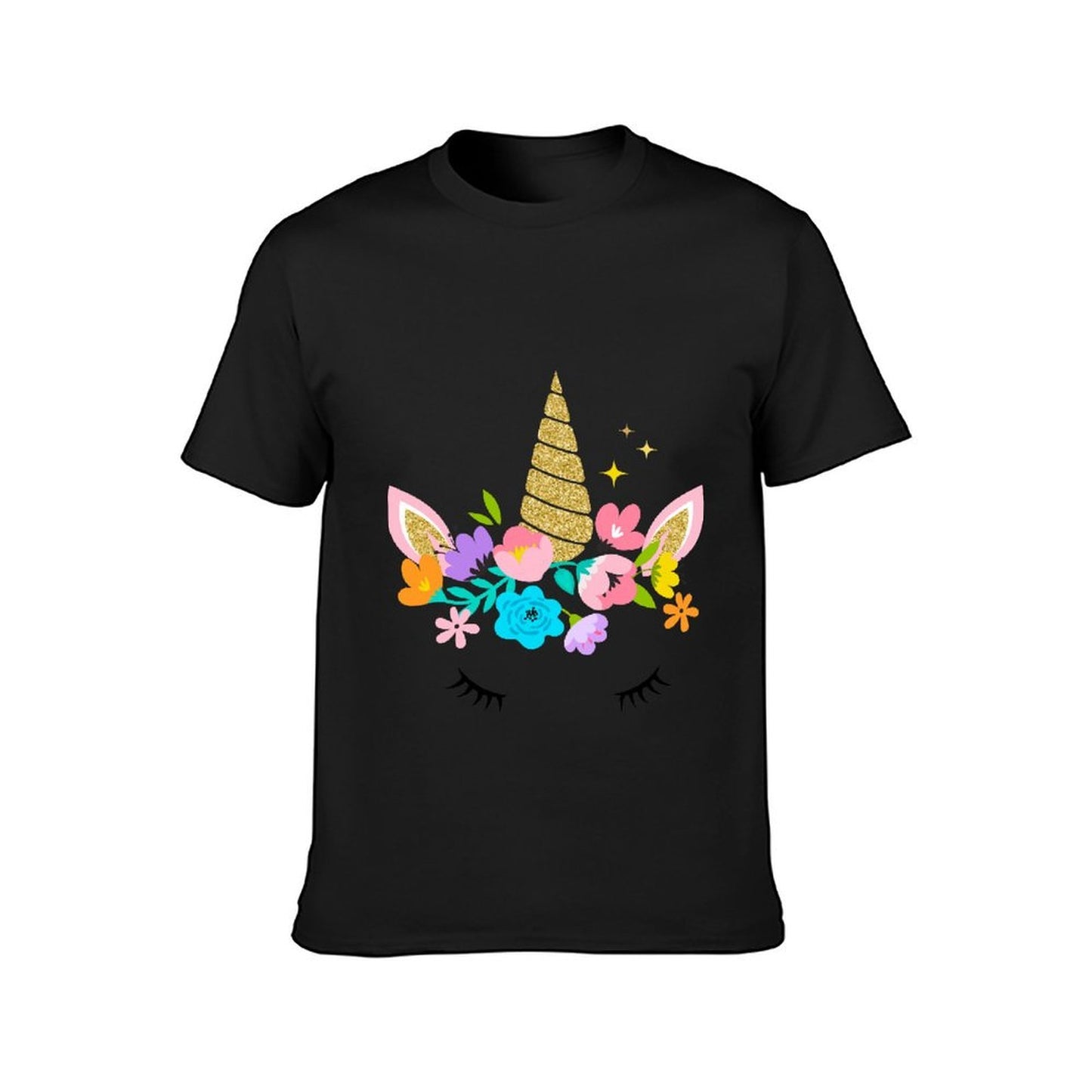 Inkmay Casual Cotton Unisex T-ShirtClean Edges Sharp T-Shirt