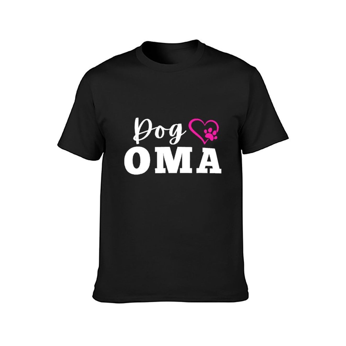 Inkmay Casual Cotton T-shirt Abstract Pink Shape On White Background Unisex T-shirtRelaxed Fit TrueStyle T-Shirt