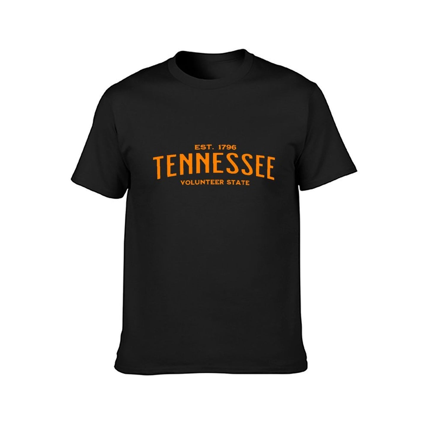 Inkmay Casual Cotton T-shirt Solid Orange Background No Pattern Prints Unisex T-shirtLifestyle RelaxFit T-Shirt