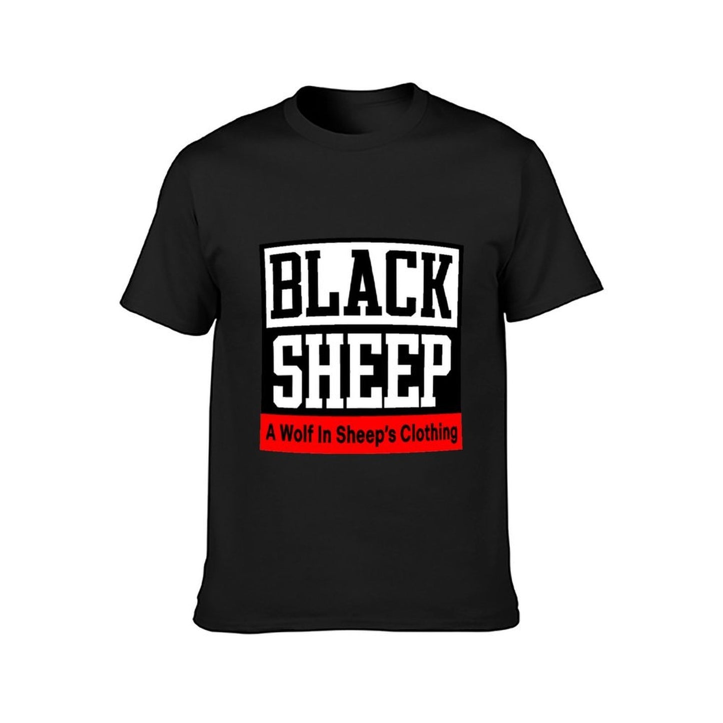 Inkmay Casual Cotton T-shirt Black Sheep Logo Bold Design Unisex T-shirtEssentialFit Street T-Shirt