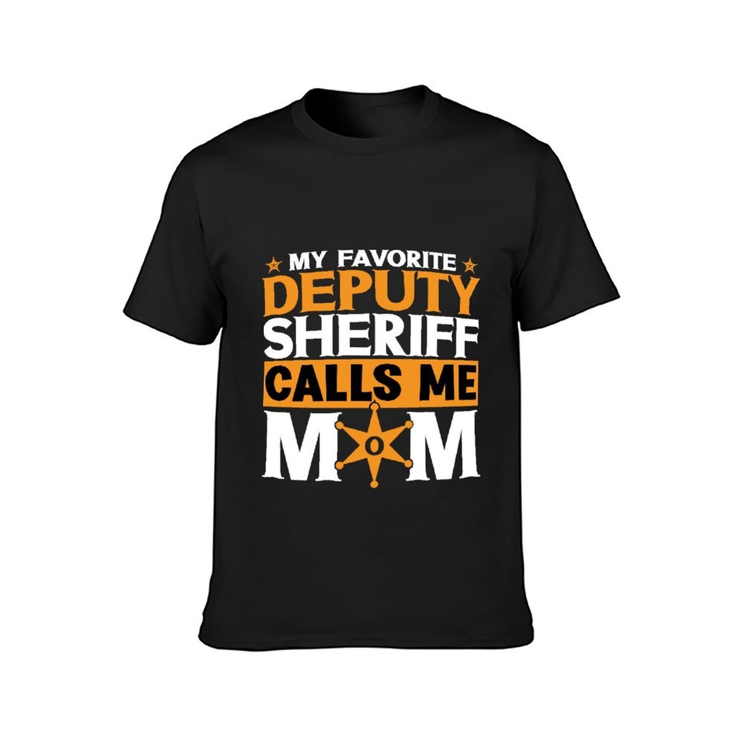 Inkmay Casual Cotton T-shirt Orange Background With Black Text Calls Unisex T-shirtSoftstyle Neat T-Shirt
