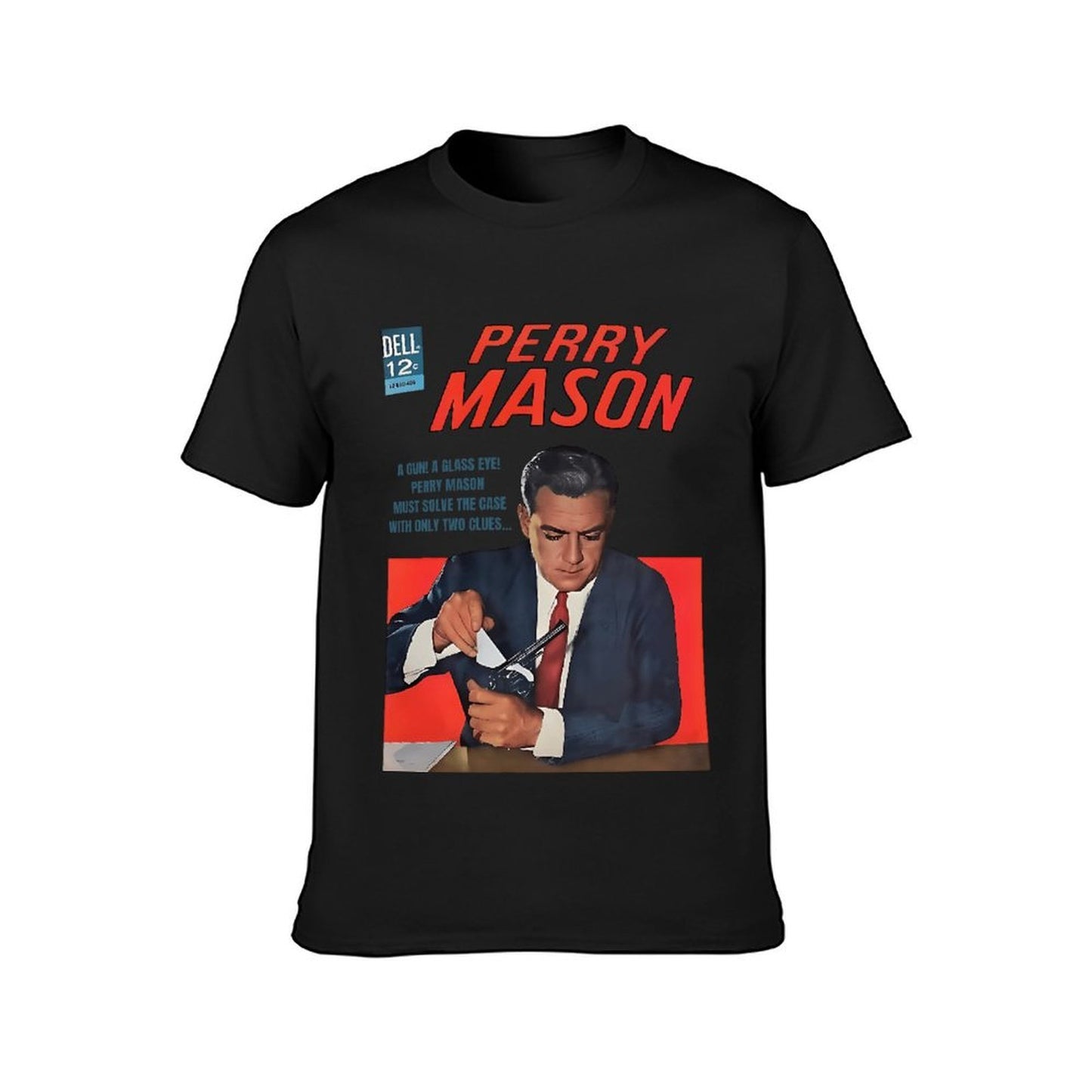 Inkmay Casual Cotton T-shirt Perry Mason Comic Book Cover Art Unisex T-shirtYearRound Retro T-Shirt
