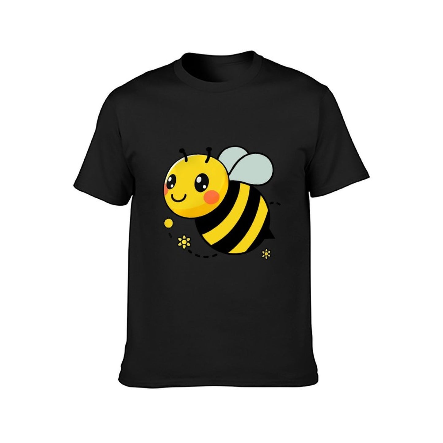 Inkmay Casual Cotton T-shirt Cute Bee With Yellow Black Stripes Unisex T-shirtEssential SoftTouch T-Shirt