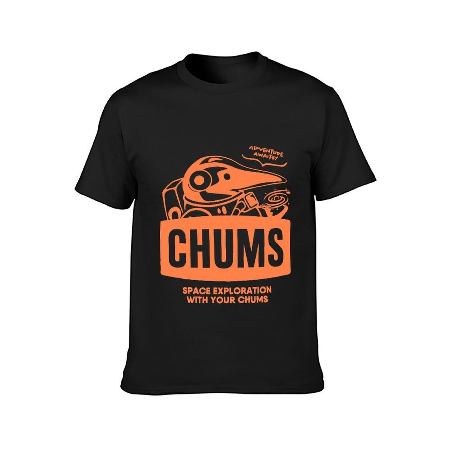 Inkmay Casual Cotton T-shirt Solid Orange Background No Patterns Unisex T-shirtActiveLine Durable T-Shirt