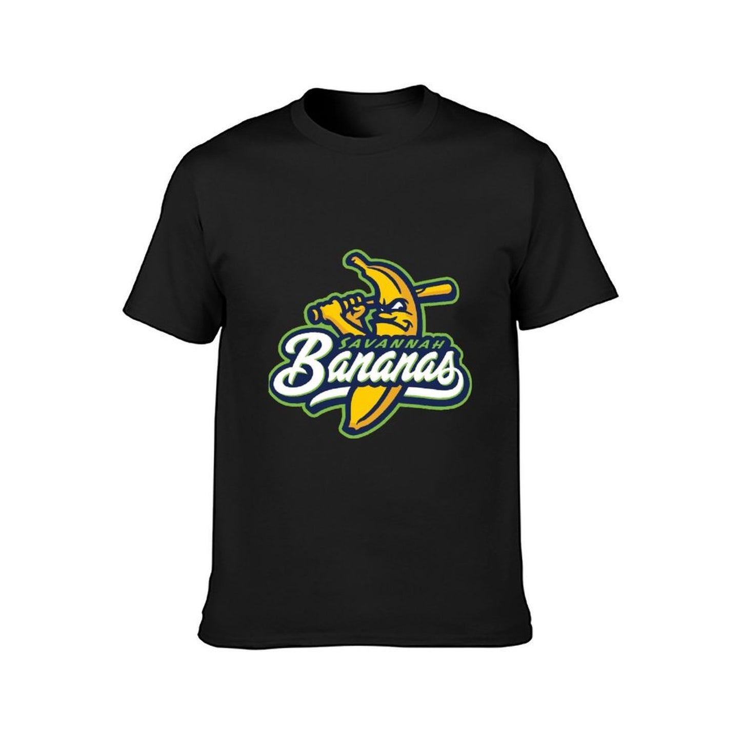 Inkmay Casual Cotton T-shirt Savannah Bananas Logo With Banana Bat Unisex T-shirtTrueComfort Neat T-Shirt