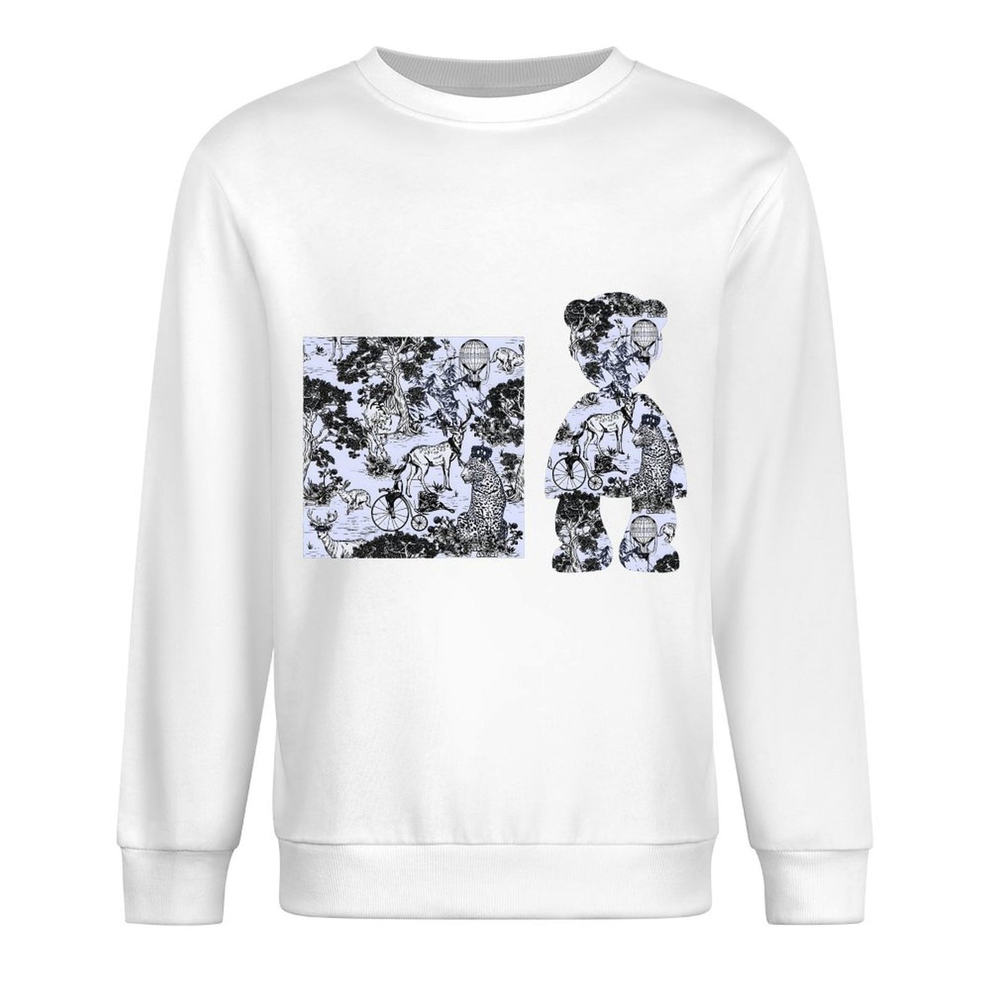 IPIB 250g Crew Neck Long Sleeve Sweatshirt Front GraphicCrew Neck Long Sleeve Sweatshirt6000100-4