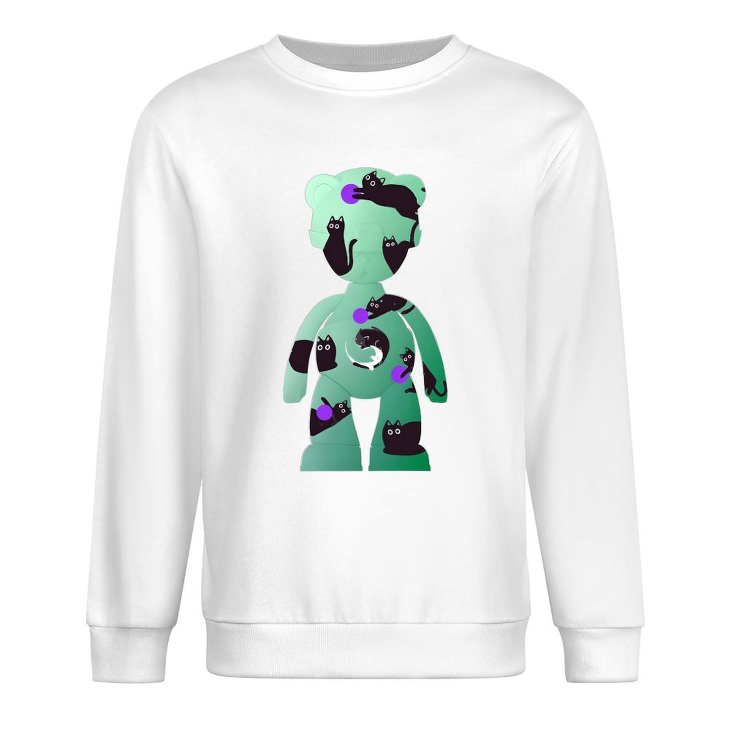 IPIB 250g Crew Neck Long Sleeve Sweatshirt Front GraphicCrew Neck Long Sleeve Sweatshirt6000135-6