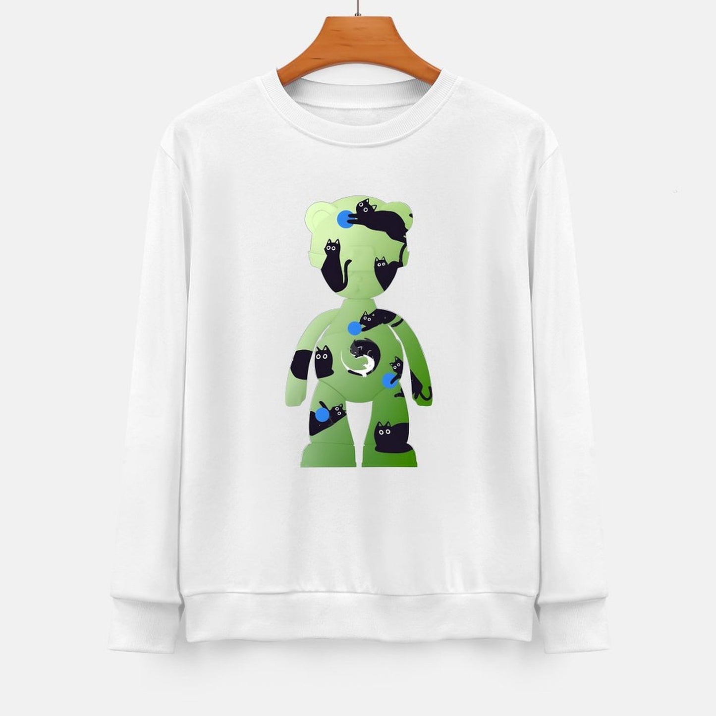 Long Sleeve With Front PatternFade-Resistant Relaxed Fit