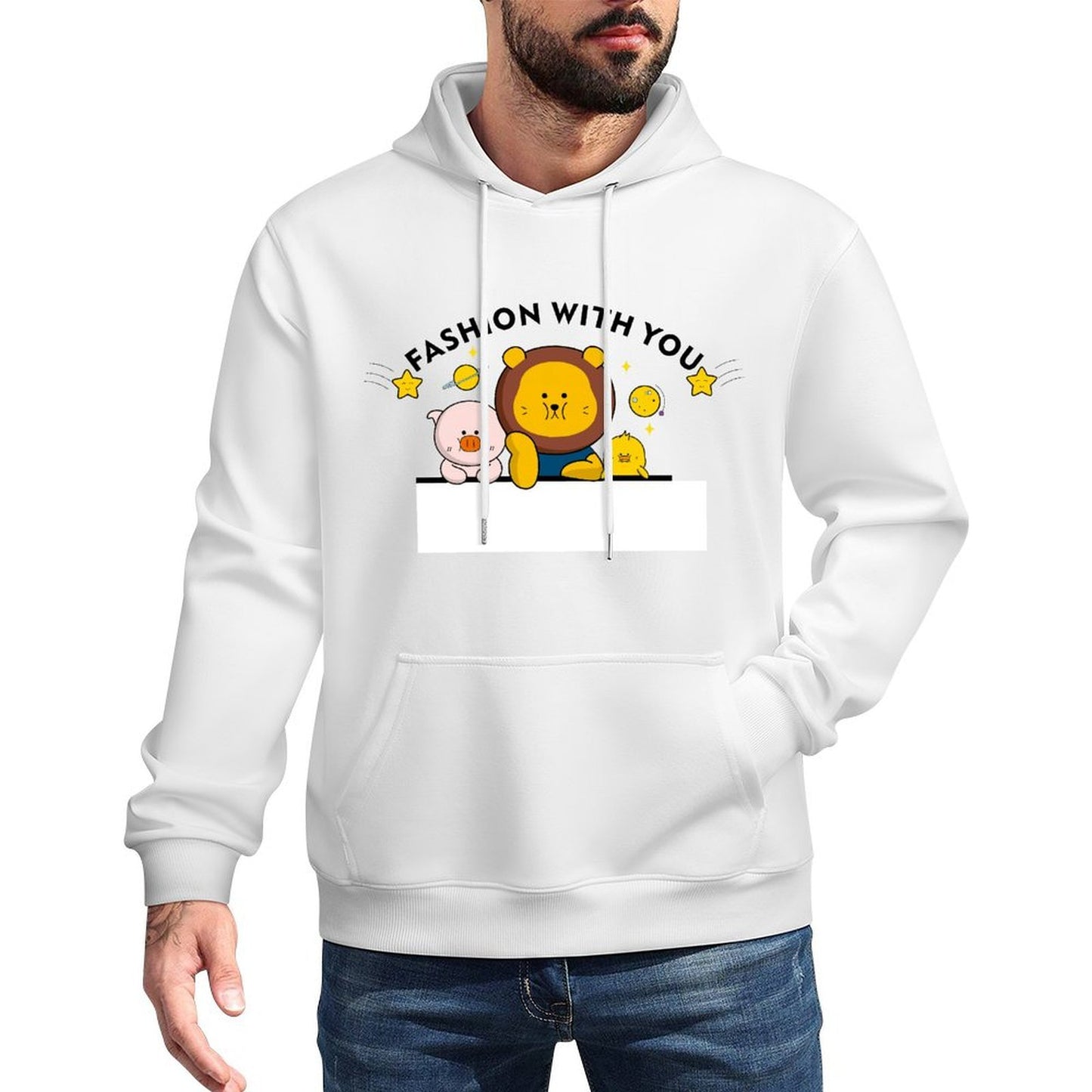 IPBR 250g Hooded Pocket Sweatshirt Front GraphicMen's Hooded  Sweatshirt4000428