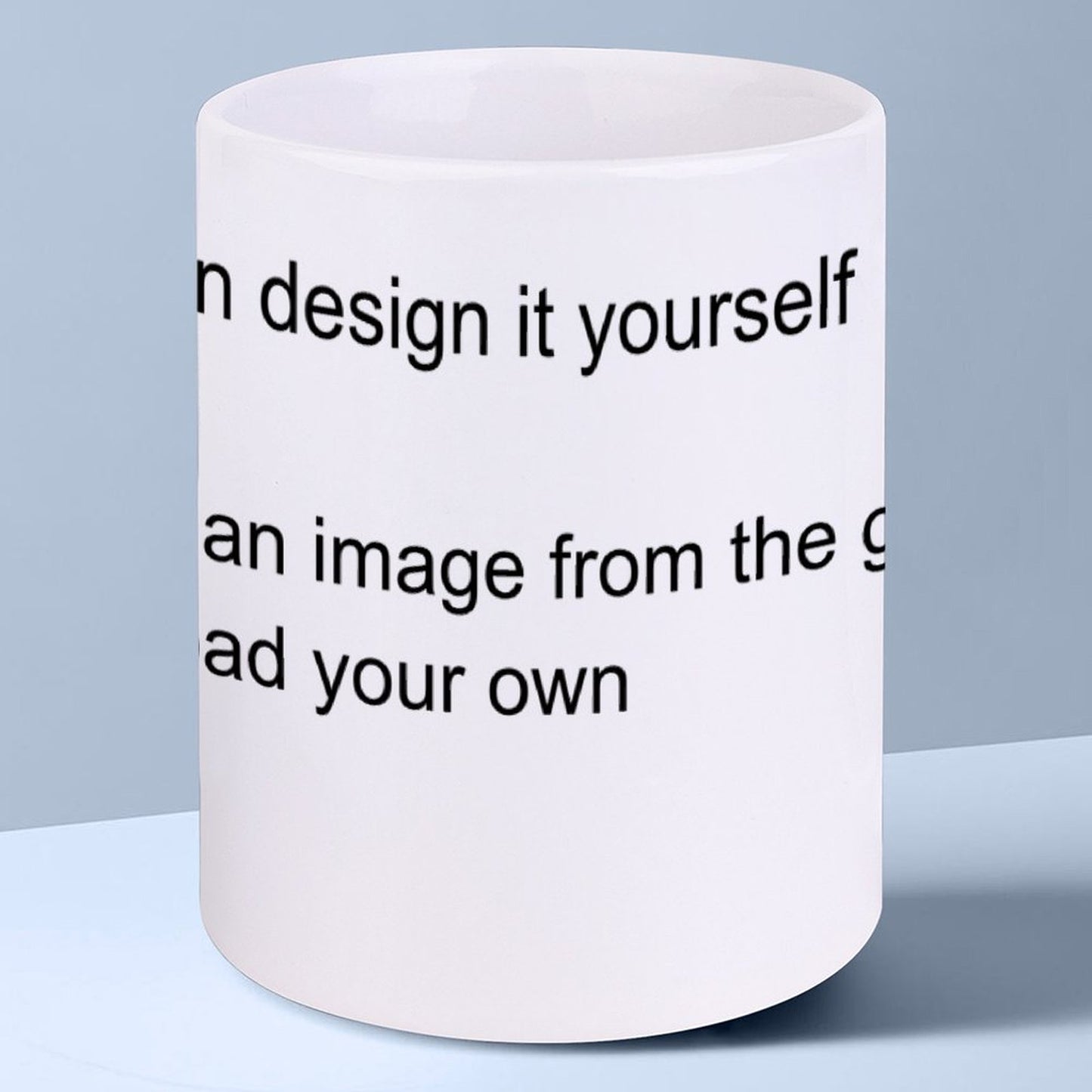 White Mug Style One Size Support personalized design