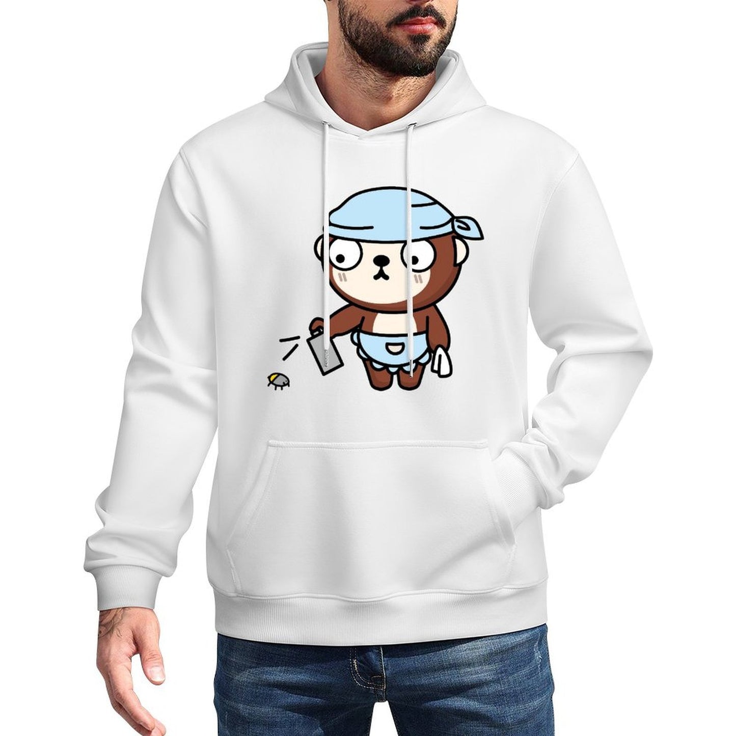 IPBR 250g Hooded Pocket Sweatshirt Front GraphicMen's Hooded  Sweatshirt4000225