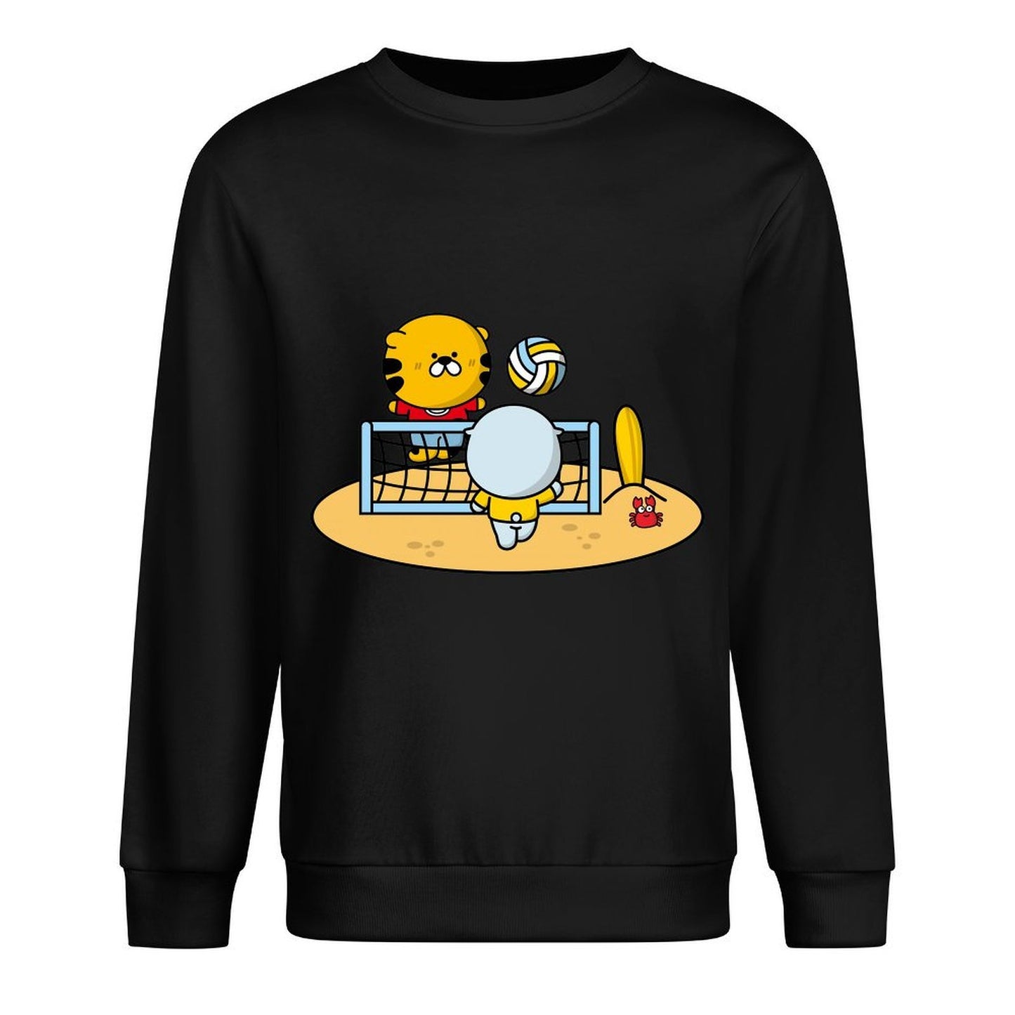 Front Patterned Long Sleeve TopDaily ClassicSeries