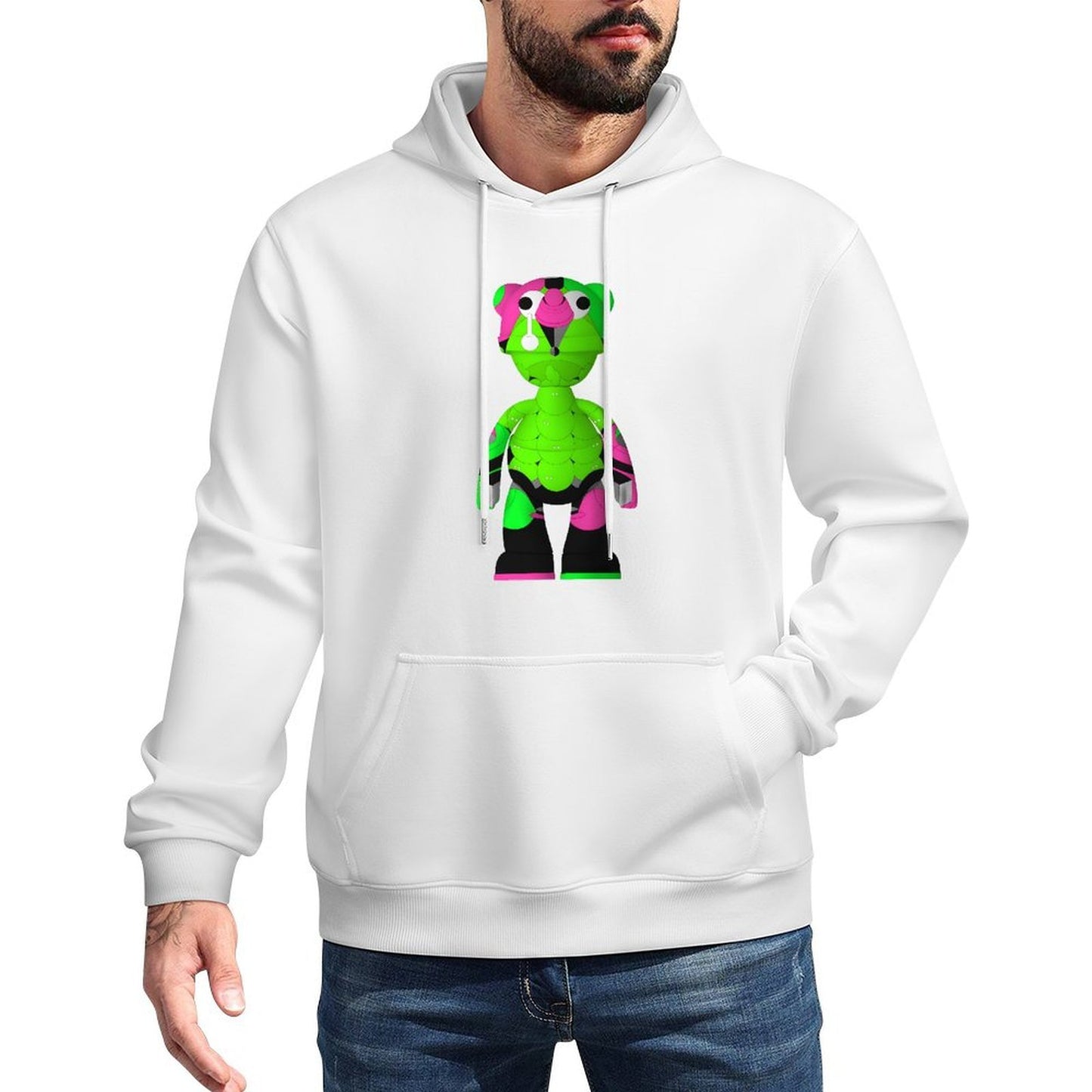IPIB 250g Hooded Pocket Sweatshirt Front GraphicMen's Hooded  Sweatshirt6000113-3