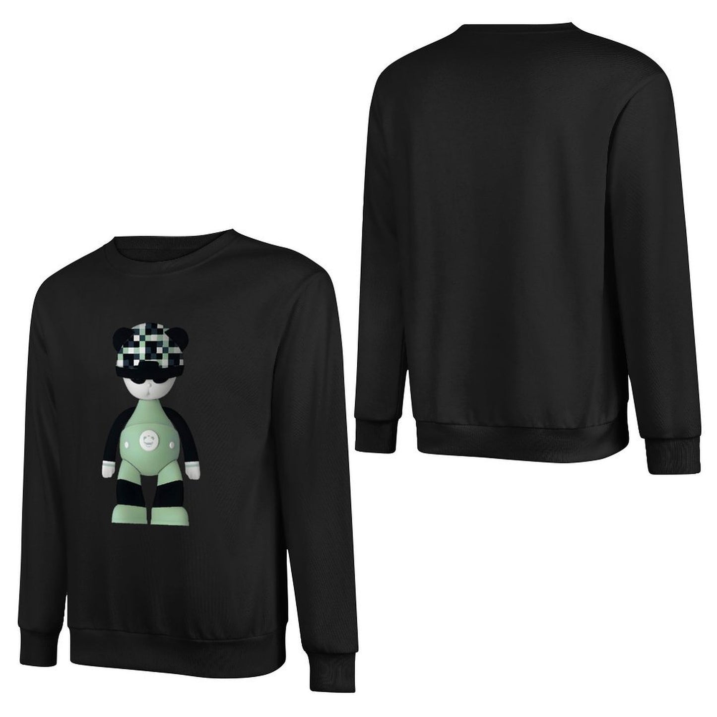 IPIB 250g Crew Neck Long Sleeve Sweatshirt Front GraphicCrew Neck Long Sleeve Sweatshirt6000131-2
