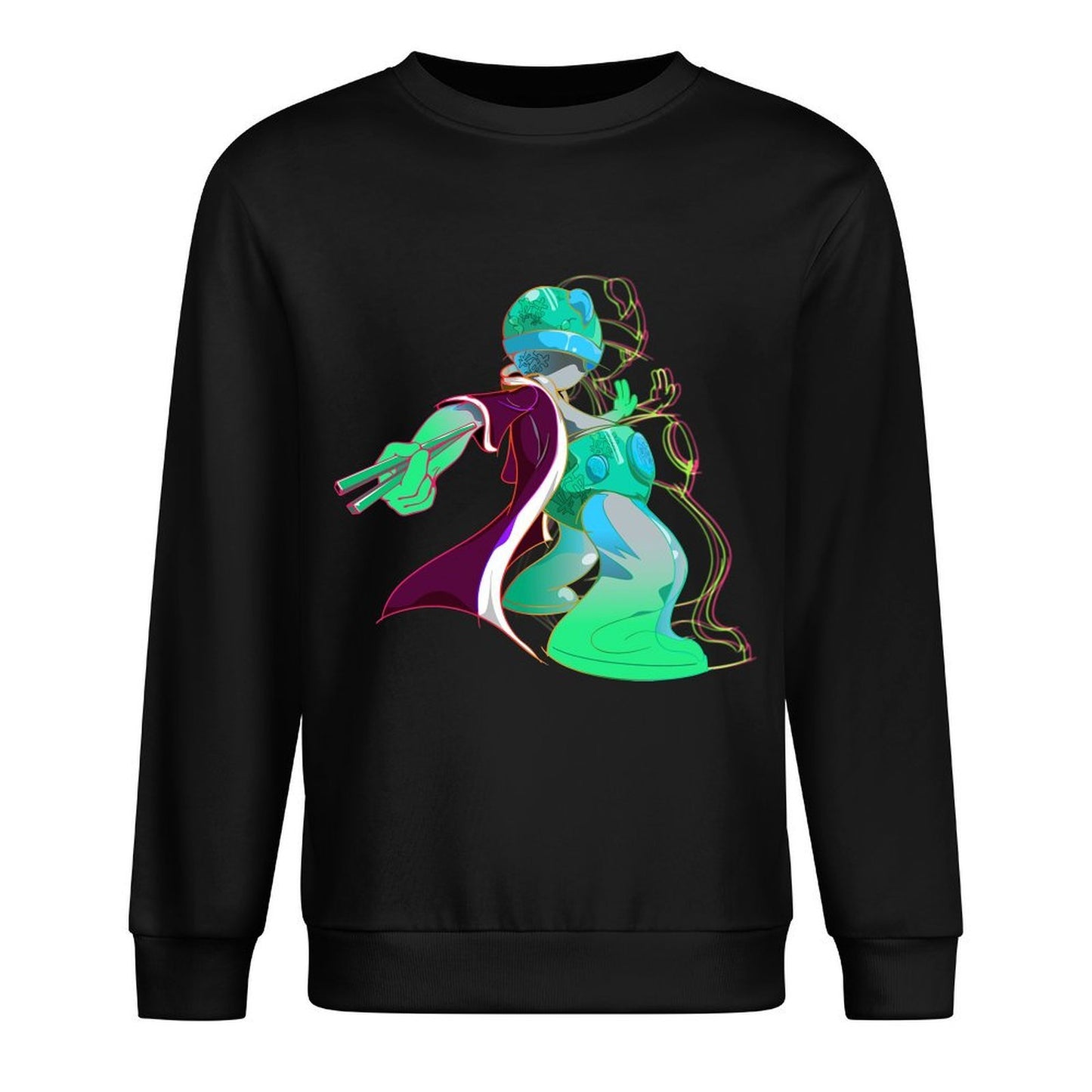 IPIB 250g Crew Neck Long Sleeve Sweatshirt Front GraphicCrew Neck Long Sleeve Sweatshirt6000009-6