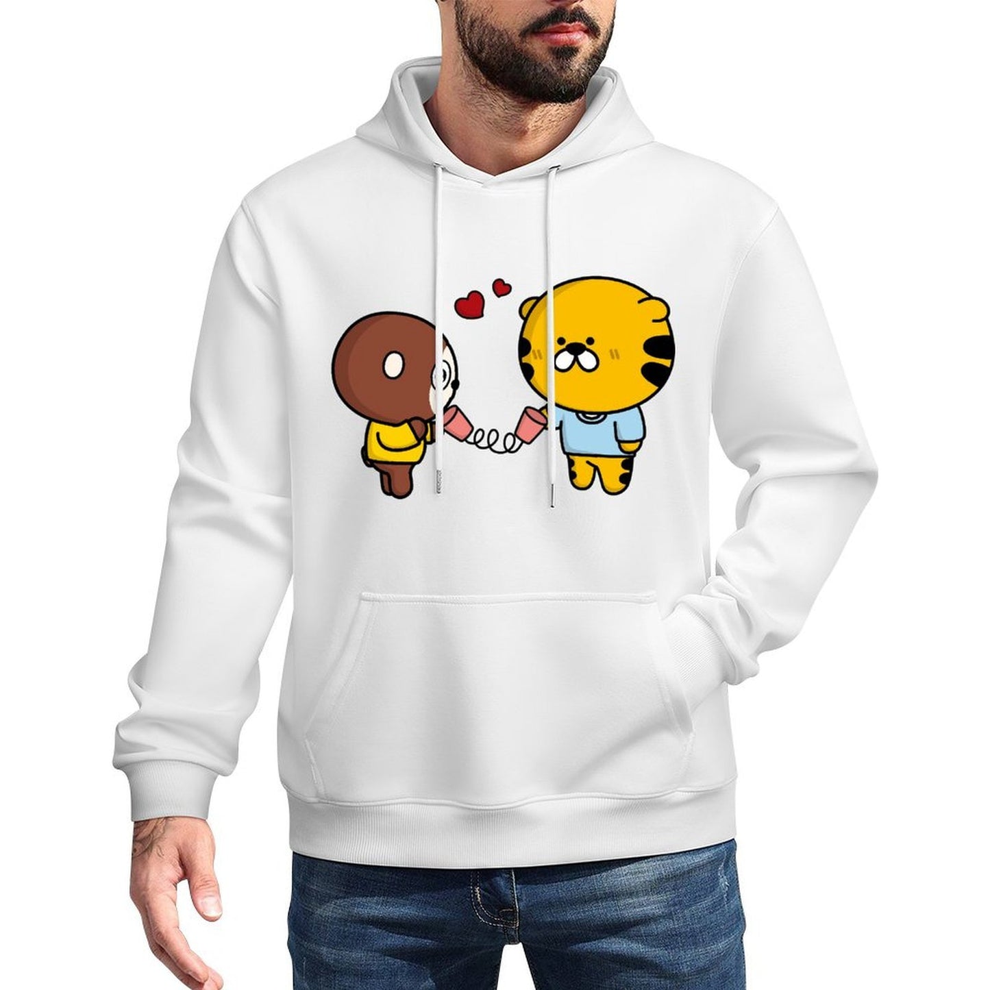 IPBR 250g Hooded Pocket Sweatshirt Front GraphicMen's Hooded  Sweatshirt4000877