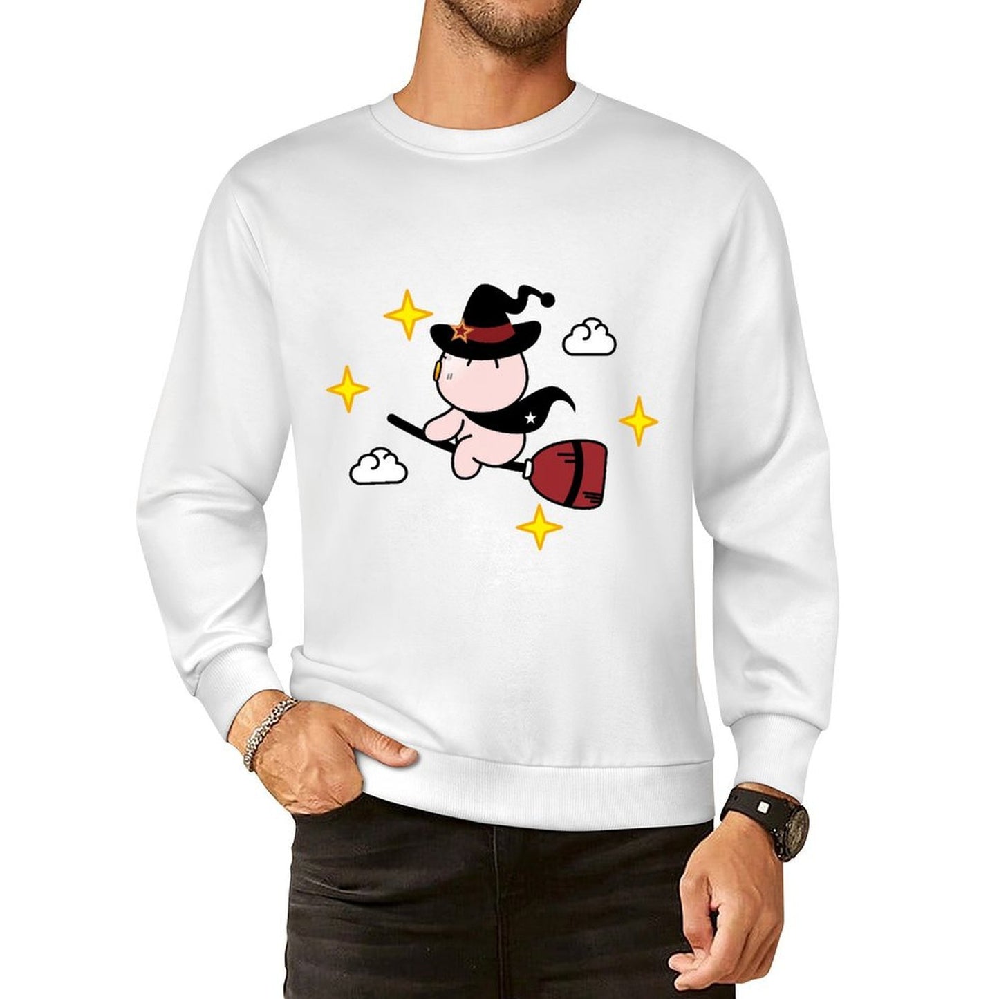 Front Patterned Long Sleeve TopPremiumSeries Durable