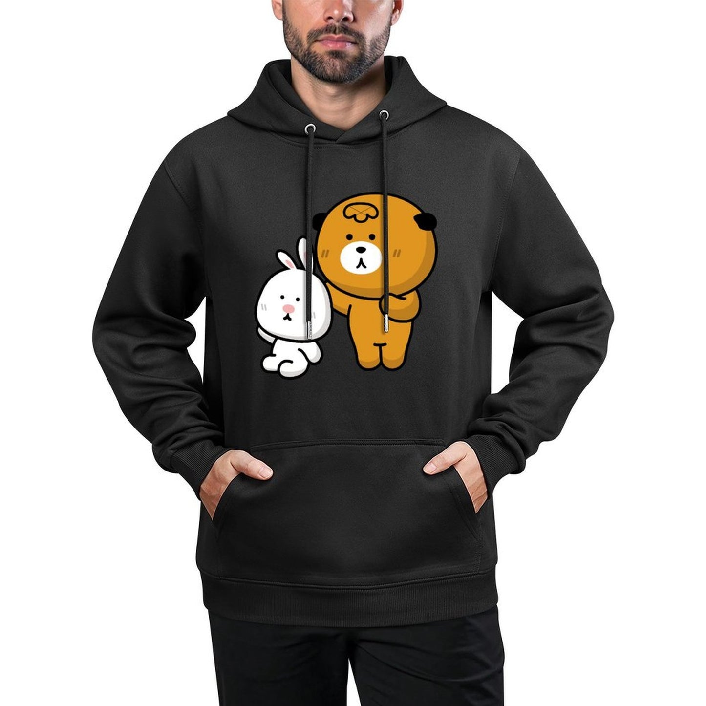 IPBR 250g Hooded Pocket Sweatshirt Front GraphicMen's Hooded  Sweatshirt4000015