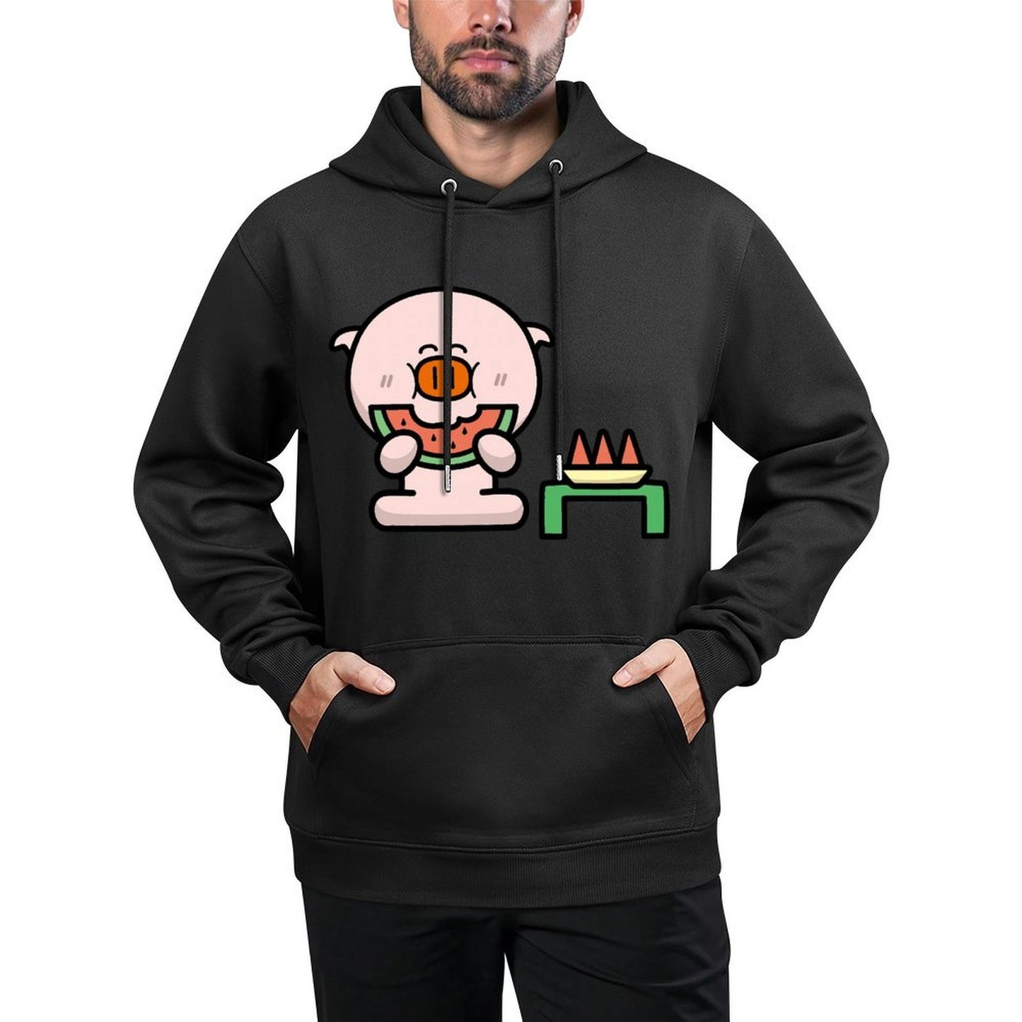 IPBR 250g Hooded Pocket Sweatshirt Front GraphicMen's Hooded  Sweatshirt4000058