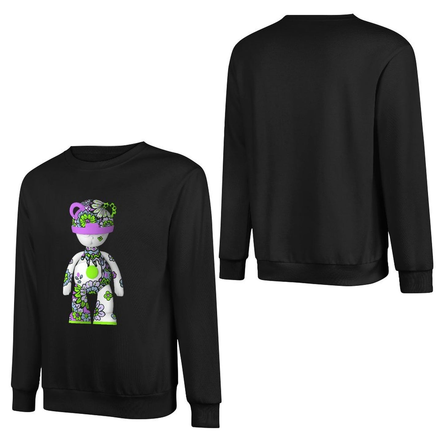 IPIB 250g Crew Neck Long Sleeve Sweatshirt Front GraphicCrew Neck Long Sleeve Sweatshirt6000103-6