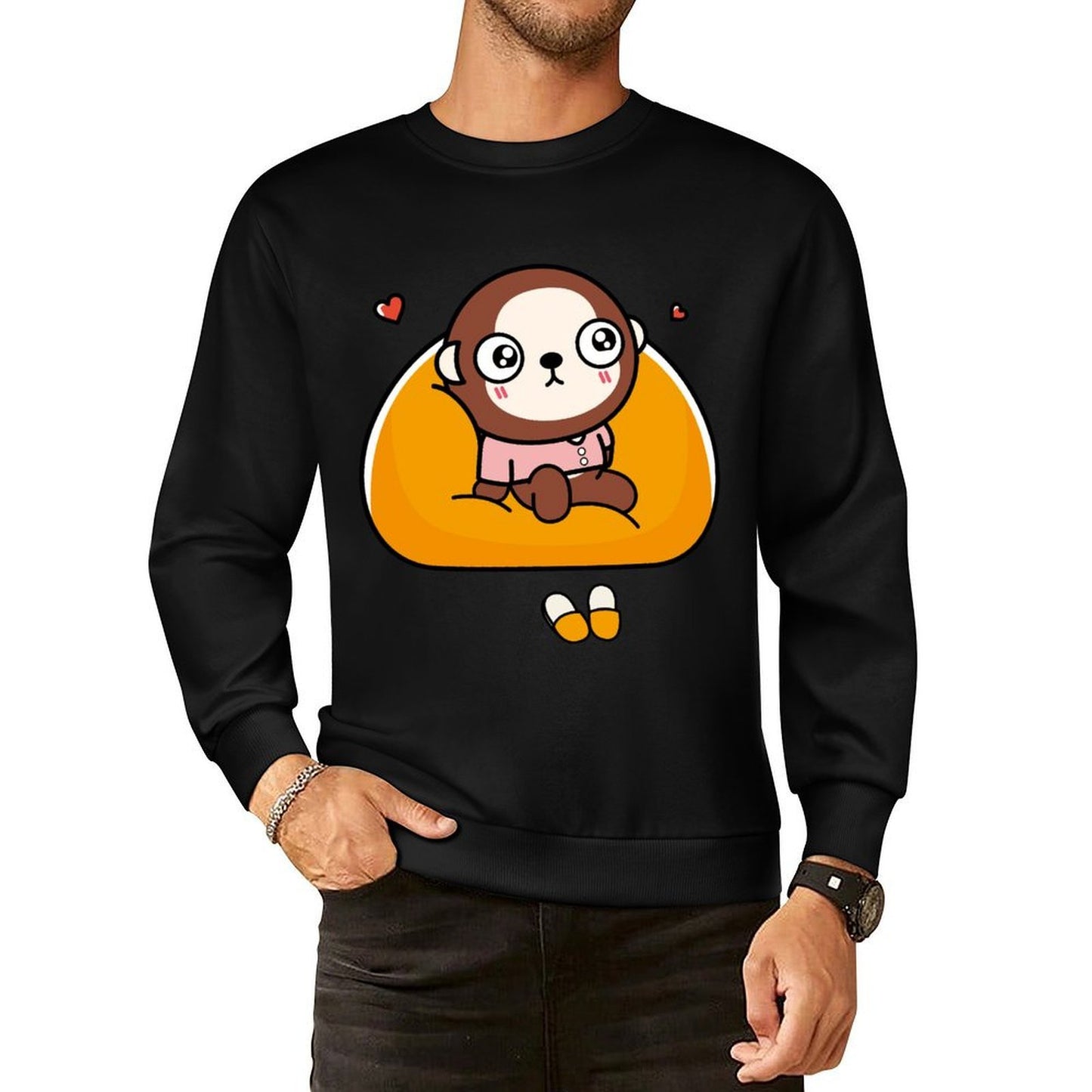 IPBR 250g Crew Neck Long Sleeve Sweatshirt Front GraphicCrew Neck Long Sleeve Sweatshirt4000881
