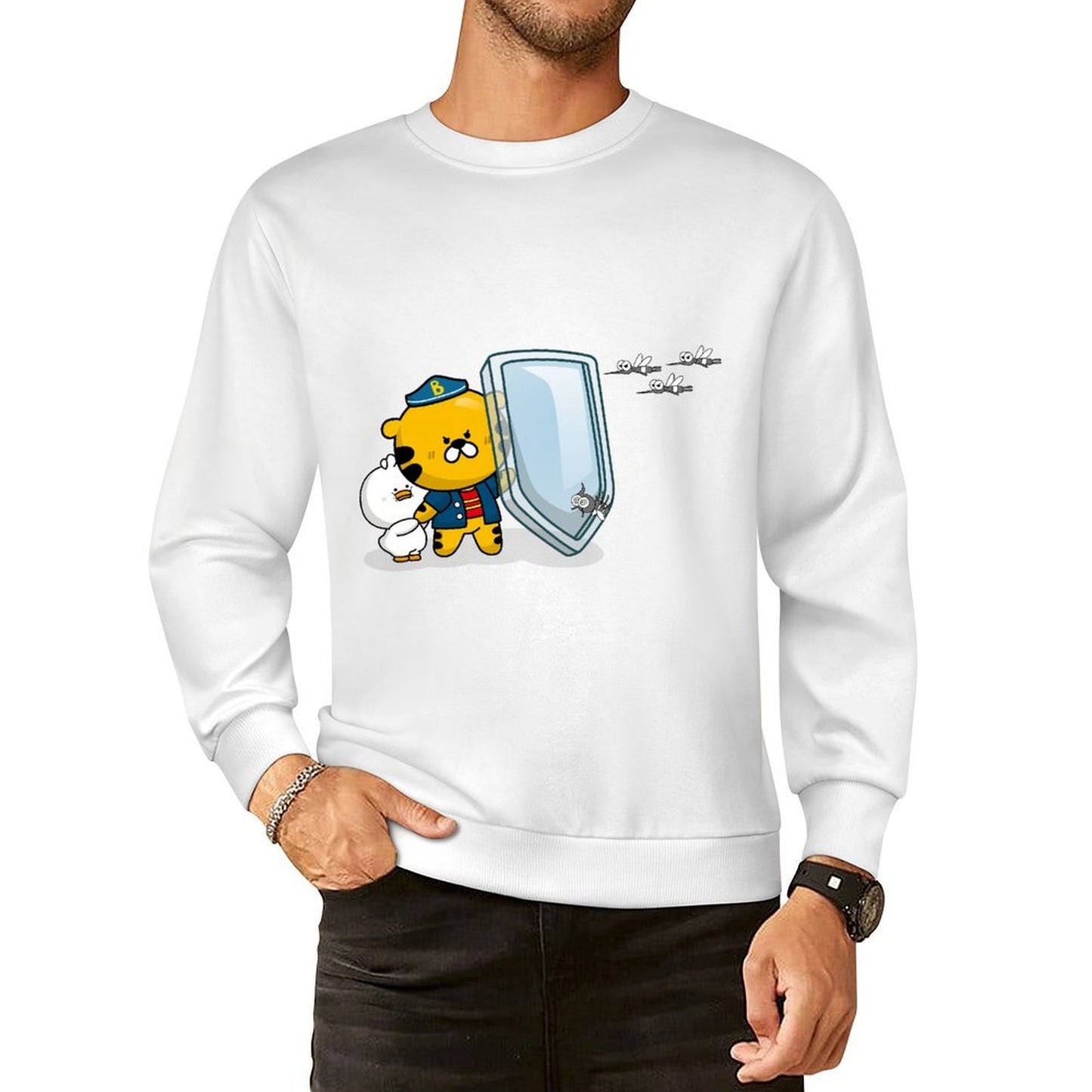 Front Patterned Long Sleeve TopEverydayFit Eco / Sustainable