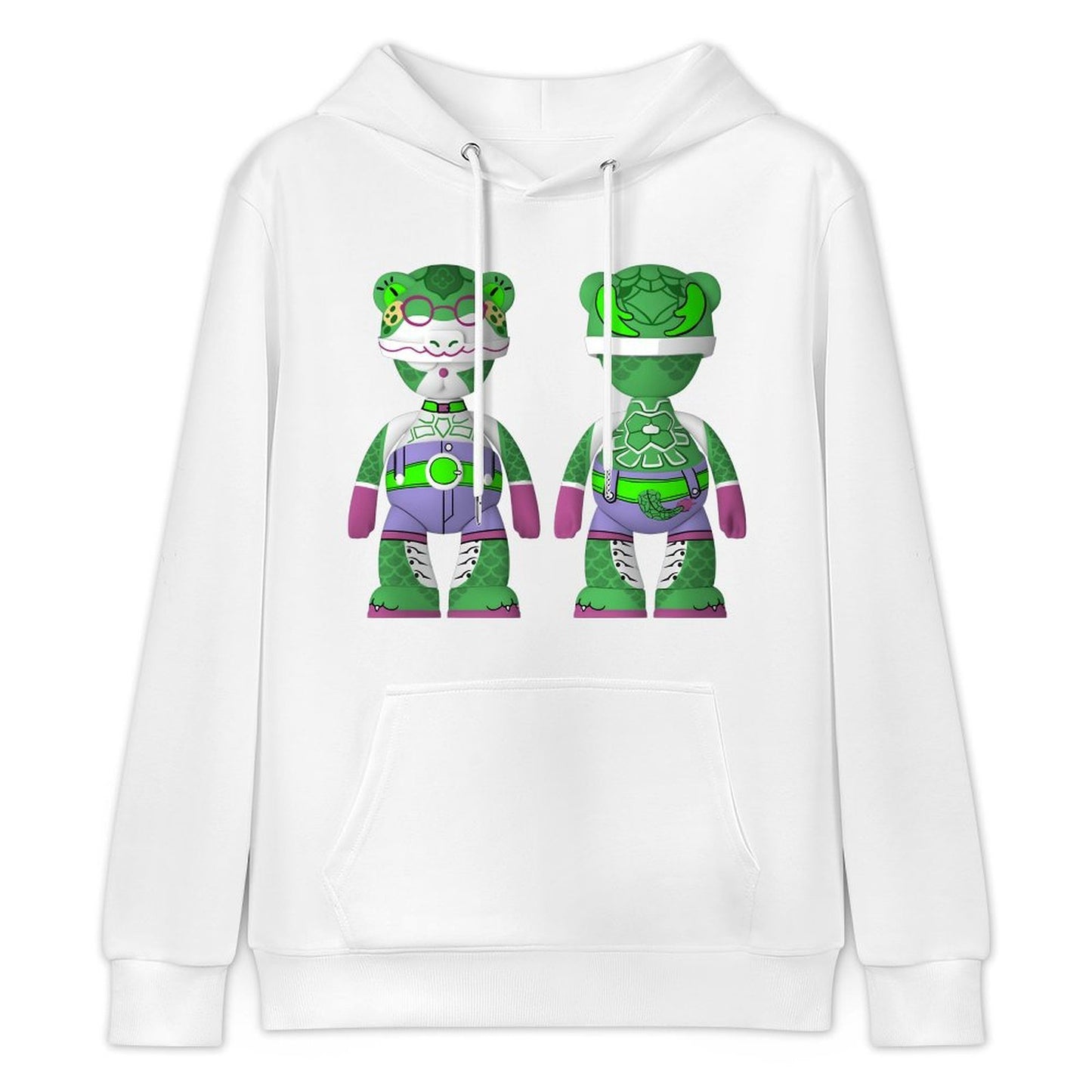 Hoodie Front PatternSmooth Solid