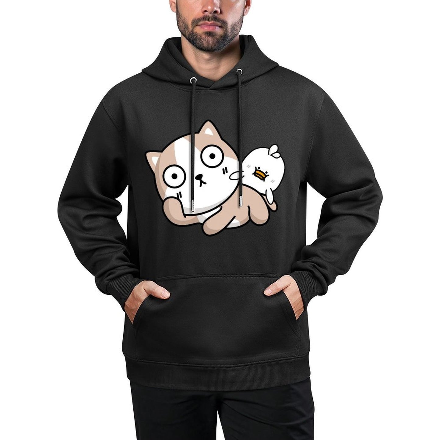 EverydayComfort Crisp Print Front Graphic Hoodies