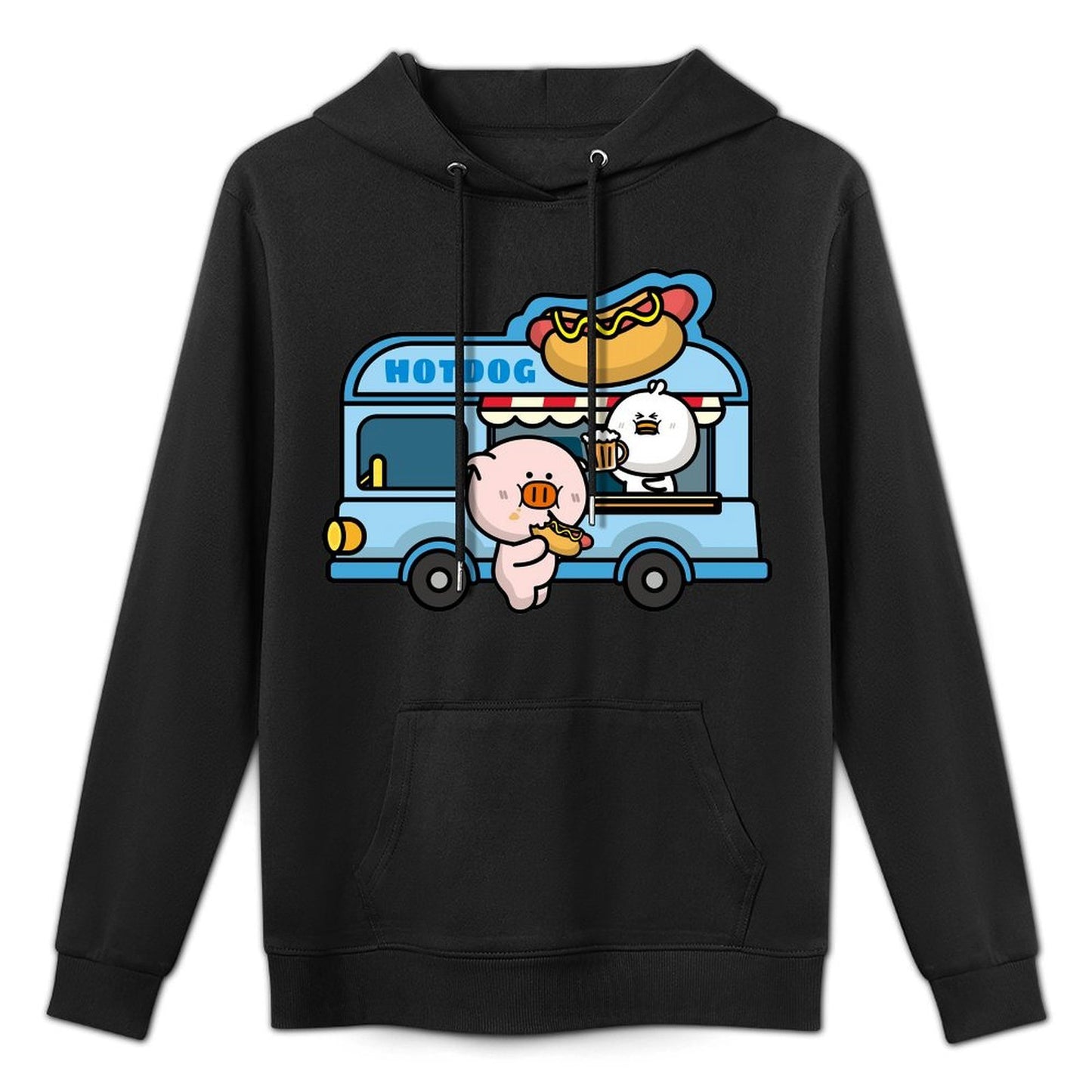 IPBR 250g Hooded Pocket Sweatshirt Front GraphicMen's Hooded  Sweatshirt4000048