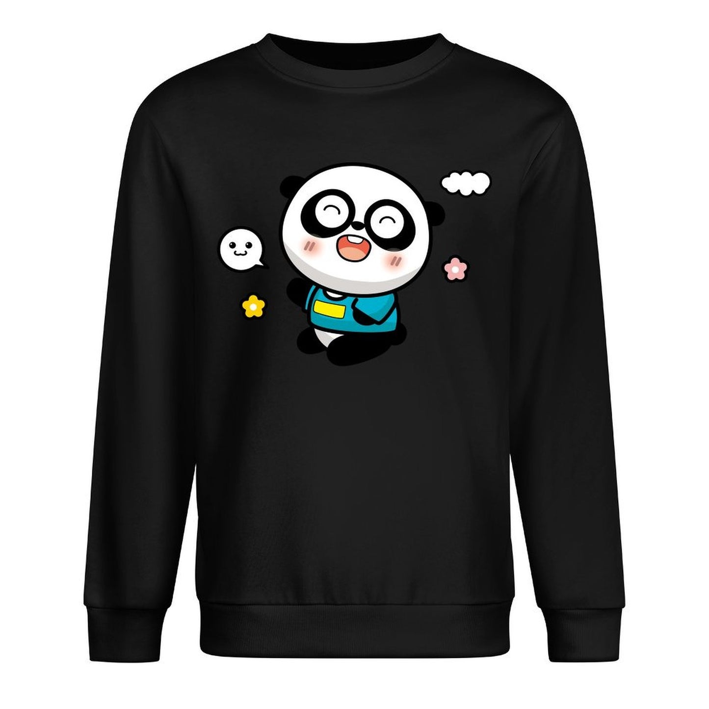 Front Patterned Long Sleeve TopPremium Wrinkle-Free