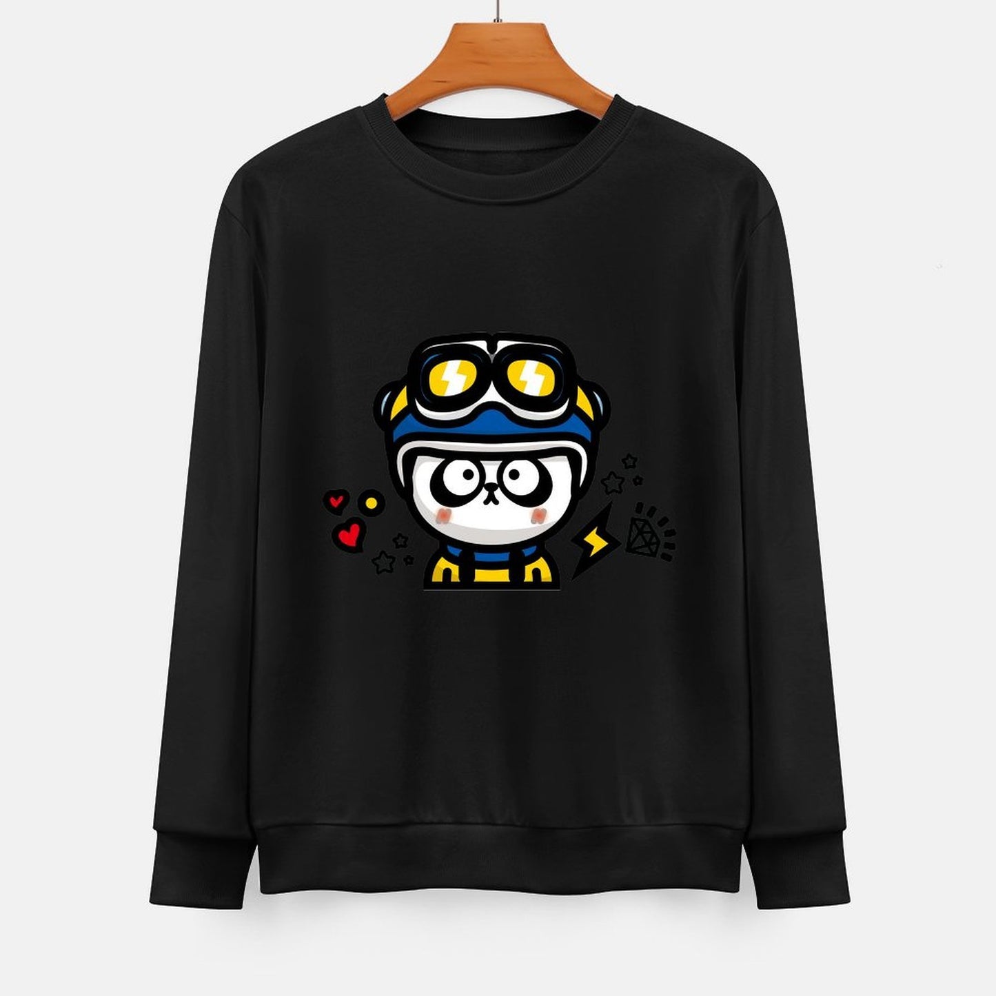 IPBR 250g Crew Neck Long Sleeve Sweatshirt Front GraphicCrew Neck Long Sleeve Sweatshirt4001193