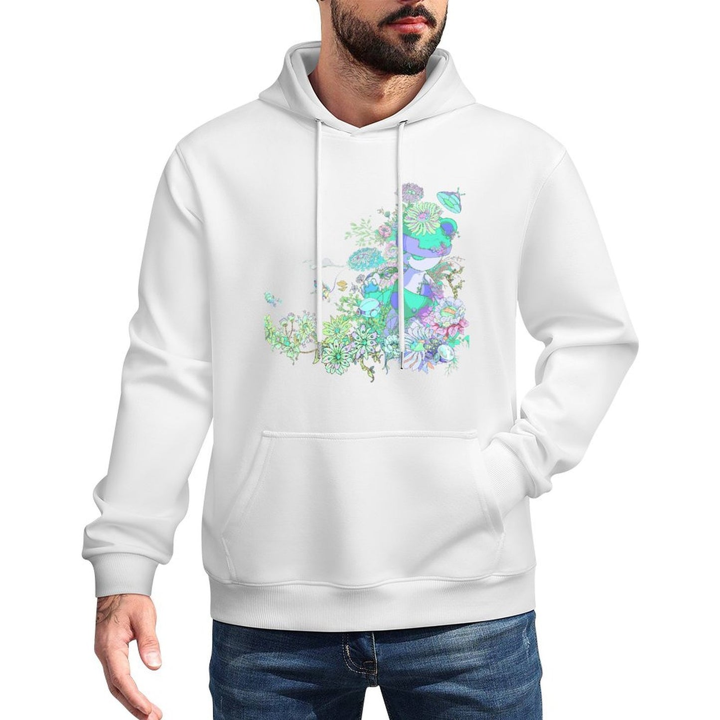 IPIB 250g Hooded Pocket Sweatshirt Front GraphicMen's Hooded  Sweatshirt6000057-6