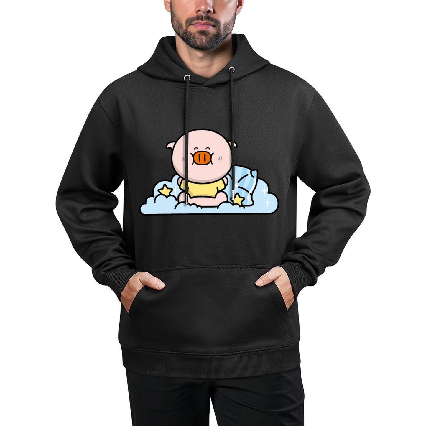 IPBR 250g Hooded Pocket Sweatshirt Front GraphicMen's Hooded  Sweatshirt4001392