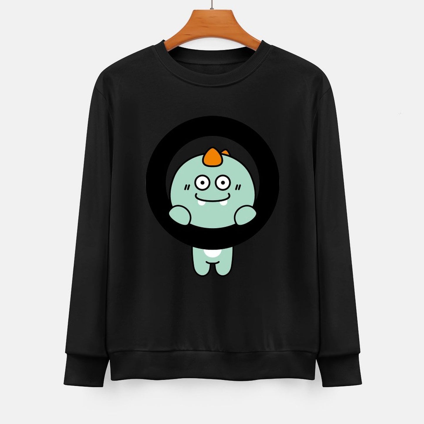 Front Patterned Long Sleeve TopPremium Finish Tear-Resistant